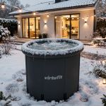 Wanna lodowa XXL Virtufit 375 l z akcesoriami - antracyt Wanna lodowa XXL Virtufit 375 l z akcesoriami - antracyt