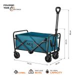 Wózek turystyczny Nils Camp NC4306 - turkusowy