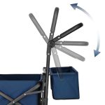 Wózek turystyczny z daszkiem Nils Camp NC2605 - niebieski