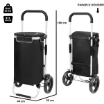 Wózek zakupowy Cruiser Allround 650064 - czarny Wózek zakupowy Cruiser Allround 650064 - czarny