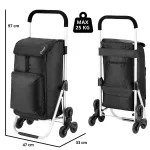 Wózek zakupowy Cruiser Expert Premium 604352 - czarny