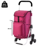 Wózek zakupowy Cruiser Expert Premium 604353 - fuksja