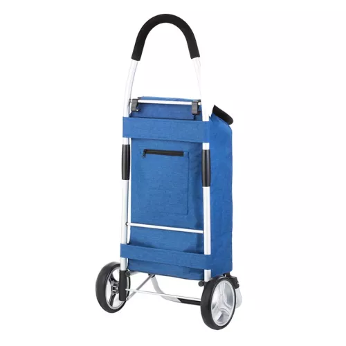 Wózek zakupowy składany Classic Premium 650061 - niebieski