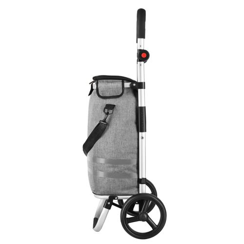 Wózek zakupowy składany Nils Camp NC4305 50l Premium - szary