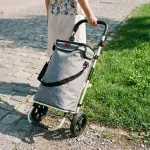 Wózek zakupowy składany Nils Camp NC4305 50l Premium - szary