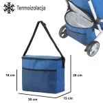 Wózek zakupowy trójkołowy Cruiser 650062 niebieski Wózek zakupowy trójkołowy Cruiser 650062 niebieski