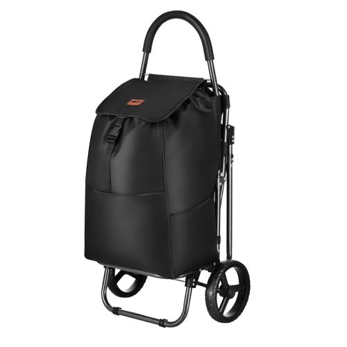 Wózek zakupowy z siedziskiem Nils Camp NC4303 40 l - czarny