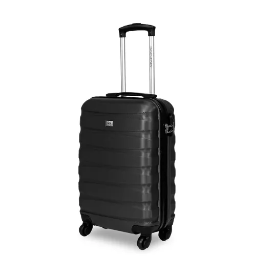 Walizka na kółkach David Jones BA-1030-3N czarna - średnia 65l