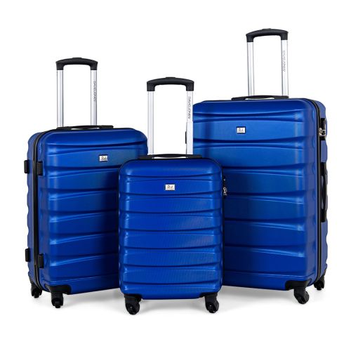 Zestaw walizek podróżnych David Jones 3w1 - BA-1030-3B - niebieskie