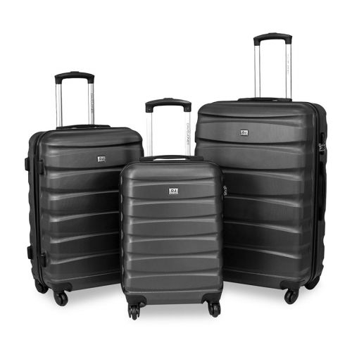 Zestaw walizek podróżnych David Jones 3w1 - BA-1030-3GR - grafitowe