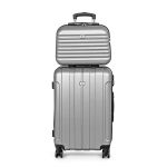 Zestaw walizek podróżnych David Jones 4w1 - BA-1050-4S - srebrne