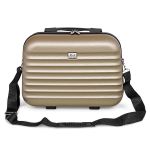 Zestaw walizek podróżnych David Jones 4w1 - BA-1050-4D - złote