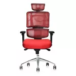 Fotel ergonomiczny Angel biurowy obrotowy dakOta - czerwony