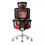 Fotel ergonomiczny Angel biurowy obrotowy dakOta - czerwony