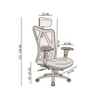 Fotel ergonomiczny Angel biurowy obrotowy eurOpa