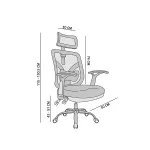 Fotel ergonomiczny Angel biurowy obrotowy jOkasta