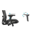 Fotel ergonomiczny Angel biurowy obrotowy kalistO - czarny Fotel ergonomiczny Angel biurowy obrotowy kalistO - czarny