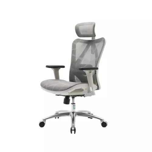 Fotel ergonomiczny Angel biurowy obrotowy kalistO - szary