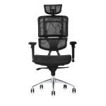 Fotel ergonomiczny Angel biurowy obrotowy Optimus - czarny