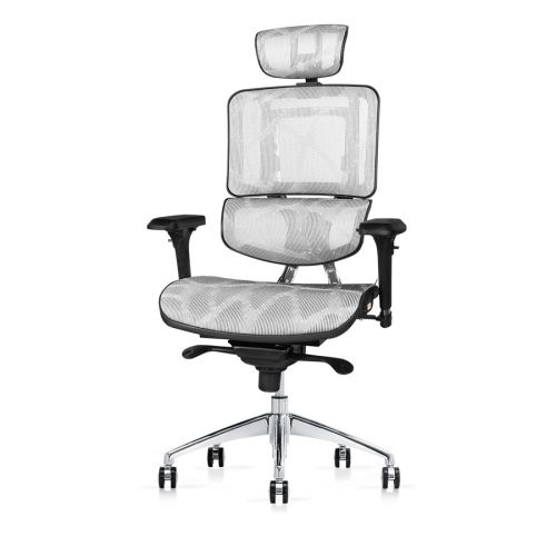 Fotel ergonomiczny Angel biurowy obrotowy Optimus - szary