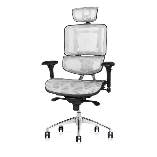 Fotel ergonomiczny Angel biurowy obrotowy Optimus - szary