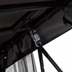Huśtawka ogrodowa z moskitierą Sapphire ST-770 MIAMI - szara