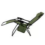 Leżak ogrodowy ACTIVE - khaki Leżak ogrodowy ACTIVE - khaki