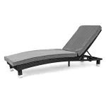 Leżak ogrodowy technorattan Sapphire ST-800 Monza - czarny Leżak ogrodowy technorattan Sapphire ST-800 Monza - czarny