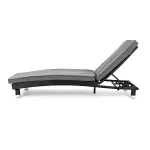Leżak ogrodowy technorattan Sapphire ST-800 Monza - czarny Leżak ogrodowy technorattan Sapphire ST-800 Monza - czarny