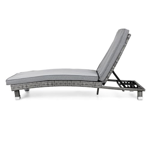 Leżak ogrodowy technorattan Sapphire ST-800 Monza - szary Leżak ogrodowy technorattan Sapphire ST-800 Monza - szary