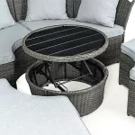 Łóżko ogrodowe wyspa Sapphire Corfu ST-1600 - szare Łóżko ogrodowe wyspa Sapphire Corfu ST-1600 - szare