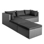 Narożnik ogrodowy z technorattanu GardenLine ST-910 Avila + pokrowiec GRATIS!