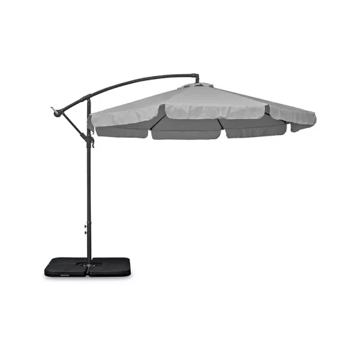 Duży parasol ogrodowy Sapphire ST-2020 Capri 350 cm - szary Duży parasol ogrodowy Sapphire ST-2020 Capri 350 cm - szary