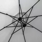 Duży parasol ogrodowy Sapphire ST-2020 Capri 350 cm - szary Duży parasol ogrodowy Sapphire ST-2020 Capri 350 cm - szary