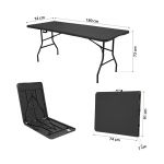 Stół ogrodowy turystyczny składany Nils Camp NC1618 - antracytowy Stół ogrodowy turystyczny składany Nils Camp NC1618 - antracytowy