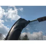 Trampolina ogrodowa Jumpi Maxy Comfort 374cm/12FT z siatką wewnątrzną - czarna