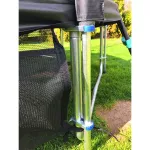 Trampolina ogrodowa Jumpi Maxy Comfort 374cm/12FT z siatką wewnątrzną - czarna