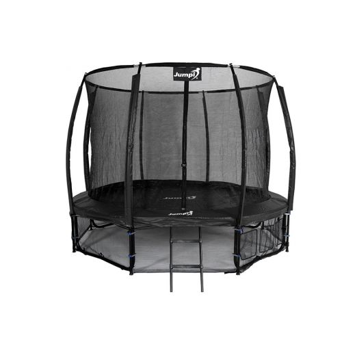 Trampolina ogrodowa Jumpi Maxy Comfort Plus 312cm/10ft z siatką wewnętrzną - czarna