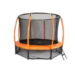 Trampolina ogrodowa Jumpi Maxy Comfort Plus 312cm/10ft z siatką wewnętrzną - pomarańczowa