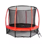 Trampolina ogrodowa Jumpi Maxy Comfort Plus 374cm/12FT z siatką wewnątrzną - czerwona Trampolina ogrodowa Jumpi Maxy Comfort Plus 374cm/12FT z siatką wewnątrzną - czerwona