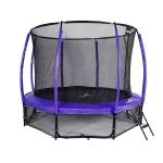 Trampolina ogrodowa Jumpi Maxy Comfort Plus 374cm/12FT z siatką wewnątrzną - fioletowa Trampolina ogrodowa Jumpi Maxy Comfort Plus 374cm/12FT z siatką wewnątrzną - fioletowa