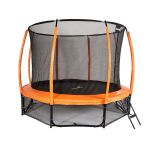 Trampolina ogrodowa Jumpi Maxy Comfort Plus 374cm/12FT z siatką wewnątrzną - pomarańczowa