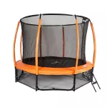 Trampolina ogrodowa Jumpi Maxy Comfort Plus 374cm/12FT z siatką wewnątrzną - pomarańczowa Trampolina ogrodowa Jumpi Maxy Comfort Plus 374cm/12FT z siatką wewnątrzną - pomarańczowa