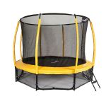 Trampolina ogrodowa Jumpi Maxy Comfort Plus 374cm/12FT z siatką wewnątrzną - żółta