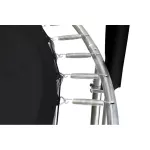 Trampolina ogrodowa Jumpi Maxy Comfort 252cm/8ft z siatką wewnętrzną - czarna Trampolina ogrodowa Jumpi Maxy Comfort 252cm/8ft z siatką wewnętrzną - czarna