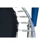 Trampolina ogrodowa Jumpi Maxy Comfort 252cm/8ft z siatką wewnętrzną - niebieska Trampolina ogrodowa Jumpi Maxy Comfort 252cm/8ft z siatką wewnętrzną - niebieska