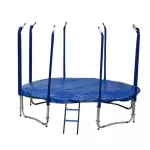 Trampolina ogrodowa Jumpi Maxy Comfort 252cm/8ft z siatką wewnętrzną - niebieska Trampolina ogrodowa Jumpi Maxy Comfort 252cm/8ft z siatką wewnętrzną - niebieska