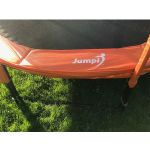 Trampolina ogrodowa Jumpi Maxy Comfort Plus 252cm/8ft z siatką wewnętrzną - pomarańczowa