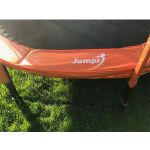 Trampolina ogrodowa Jumpi Maxy Comfort Plus 252cm/8ft z siatką wewnętrzną - pomarańczowa