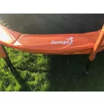 Trampolina ogrodowa Jumpi Maxy Comfort Plus 252cm/8ft z siatką wewnętrzną - pomarańczowa
